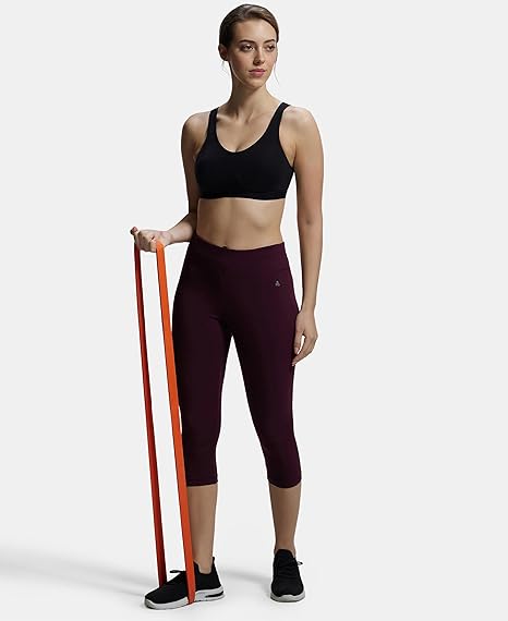Jockey 1376 Women’s Wirefree Cotton Active Bra – Non-Padded Full Coverage Slip-On with Wider Straps & Moisture Move